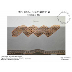 Patrón Toallas Cortinas 51A