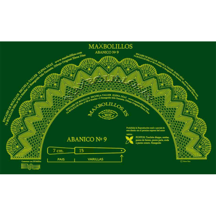 Patrón  Abanico 9