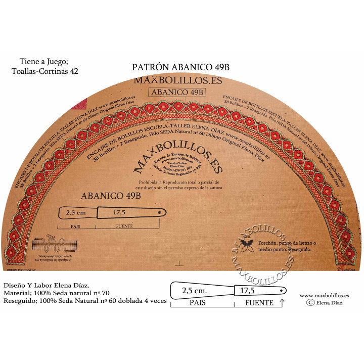 Patrón Abanico 49B