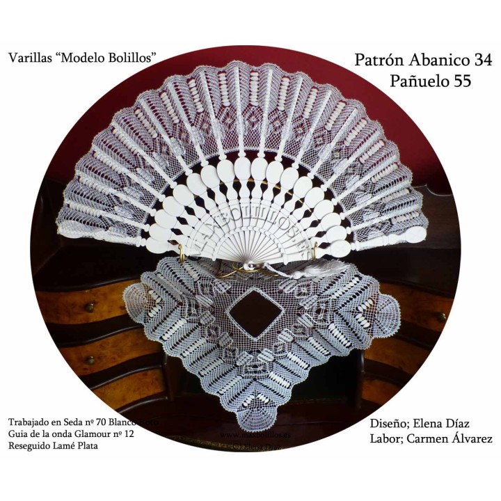 Varillas+Patrón 34 Negras
