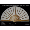 Rf. 22,48,59A, Ruso 2A Varillas Madera Natural
