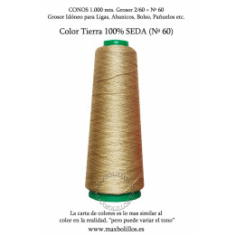 Seda Natural Nº60 Tierra