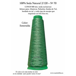 Seda Natural Nº70 Esmeralda