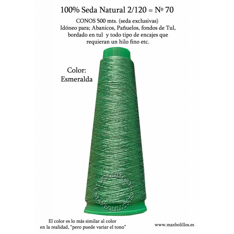 Seda Natural Nº70 Esmeralda