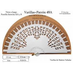 Varillas+Patrón 49A Blanco