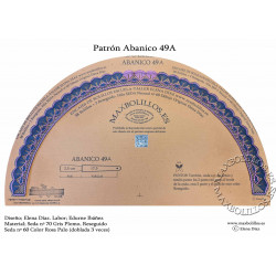 Varillas+Patrón 49A Madera Natural