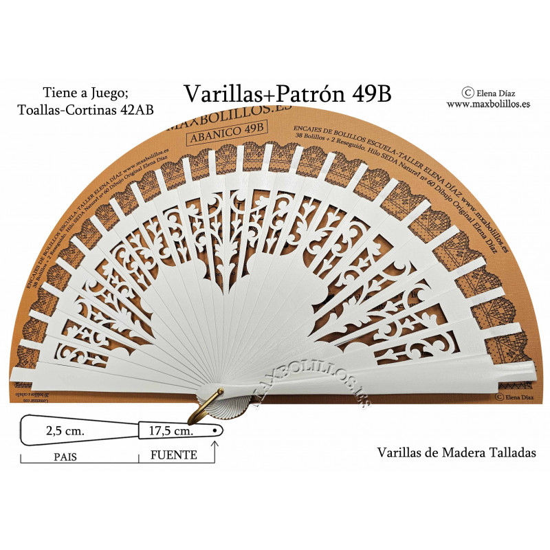 Varillas+Patrón 49B Blanco