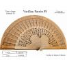 Varillas+Patrón 55 Natural Madera