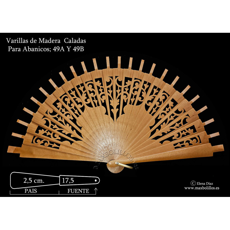 Varillas Rf. 49A y B Natural