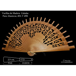 Varillas Rf. 49A y B Natural