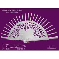 Varillas Rf. 55 Blancas