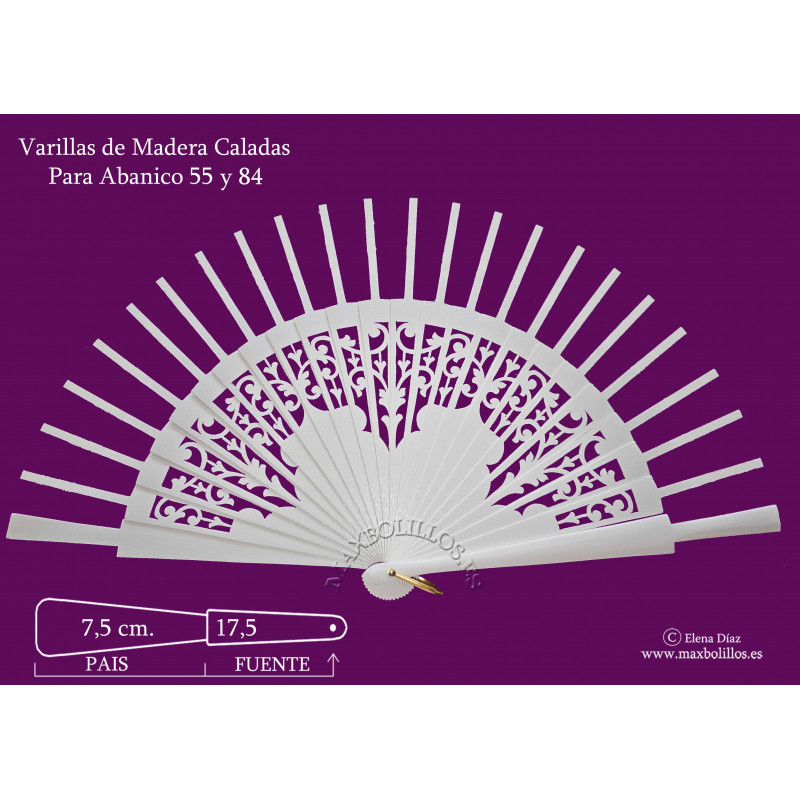 Varillas Rf. 55 y 84 Blancas