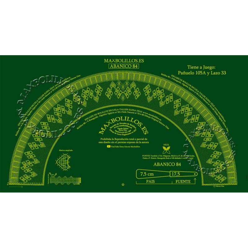 Patrón Abanico 84