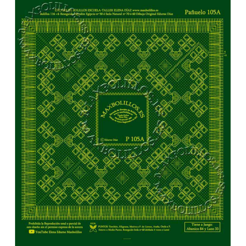 Patrón Pañuelo 105A