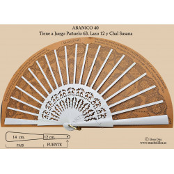 Varillas+Patrón 40 Blanco