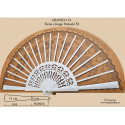 Varillas+Patrón 13 Blanco