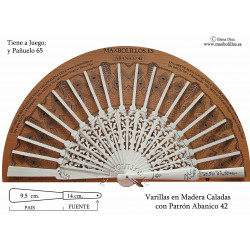 Varillas+Patrón 42 Madera...