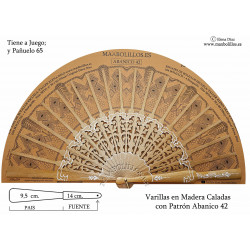 Varillas+Patrón 42 Madera...