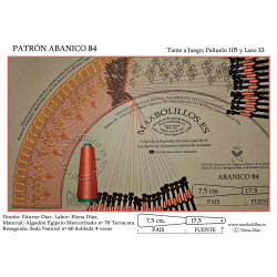 Varillas+Patrón 84 Madera Natural