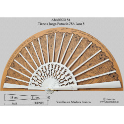 Varillas+Patrón 54 Madera...