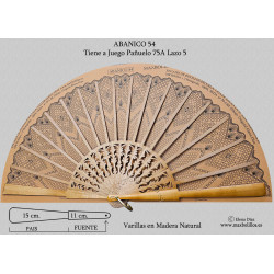 Varillas+Patrón 54 Madera...