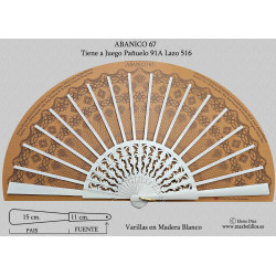 Varillas+Patrón 67 Madera...