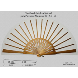 Varilla Rf. 30,54,67 Madera...