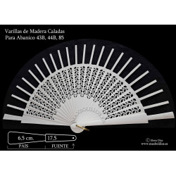 Varillas Rf. 43B-44B-85 Madera Blanco