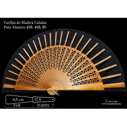 Varillas Rf. 43B-44B-85 Madera Natural