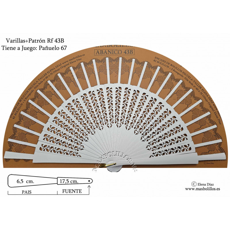 Varillas+Patrón 43B Blanca