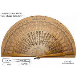 Varillas+Patrón 43B Madera...