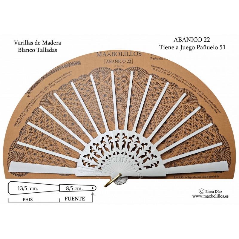 Varillas+Patrón 22 Blanco