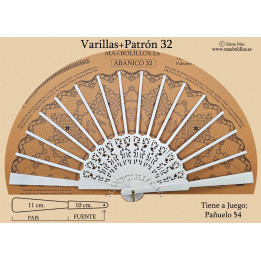 Varillas+Patrón 32 Blanco