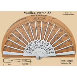 Varillas+Patrón 32 Blanco