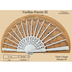 Varillas+Patrón 32 Blanco