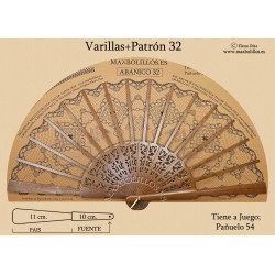 Varillas+Patrón 32 Natural