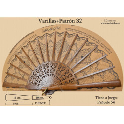 Varillas+Patrón 32 Natural