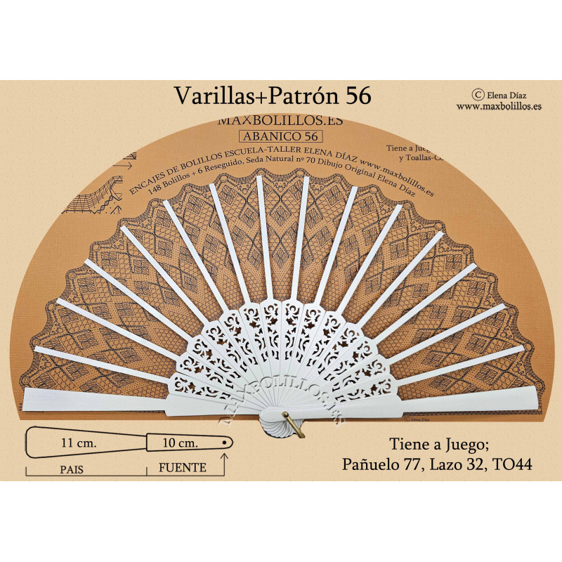 Varillas+Patrón 56 Blanco