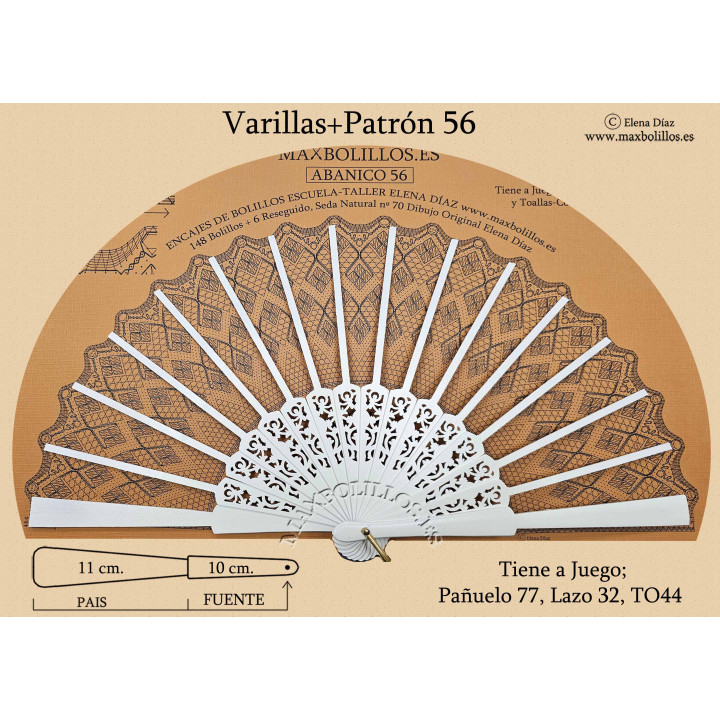 Varillas+Patrón 56 Blanco