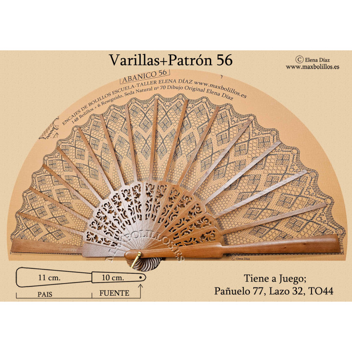 Varillas+Patrón 56 Natural