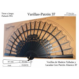 Varillas+Patrón 37 Negro