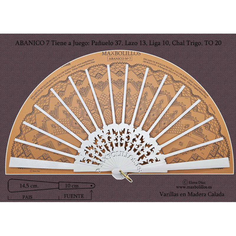 Varillas+Patrón 7 Blanco