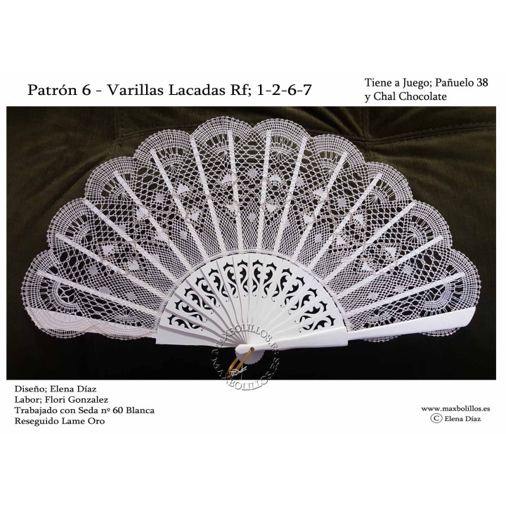 Varillas+Patrón 6 Blanco