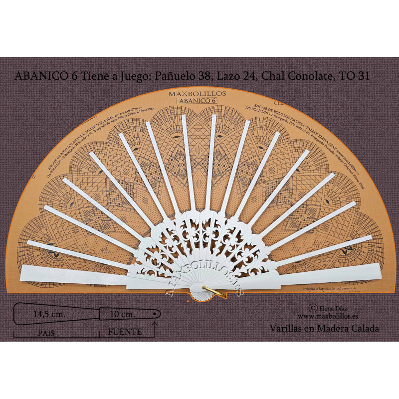 Varillas+Patrón 6 Blanco