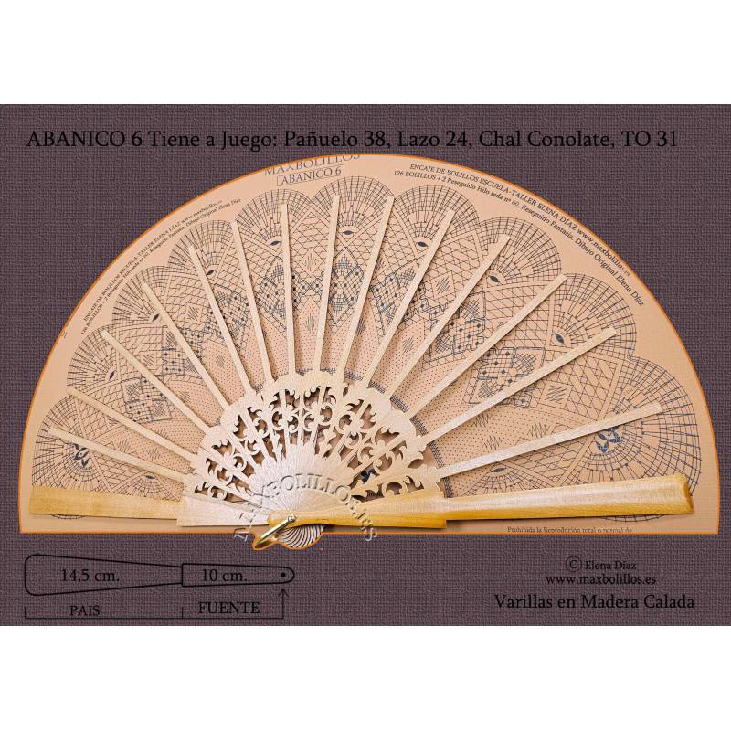 Varillas+Patrón 6 Natural