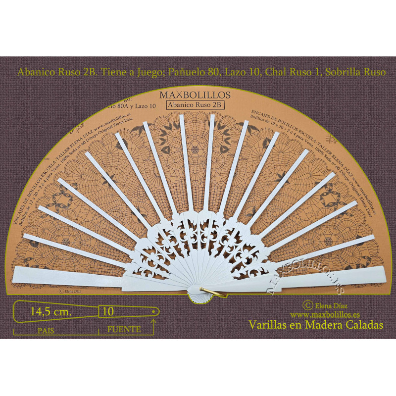 Varillas+Patrón Ruso 2B Blanco