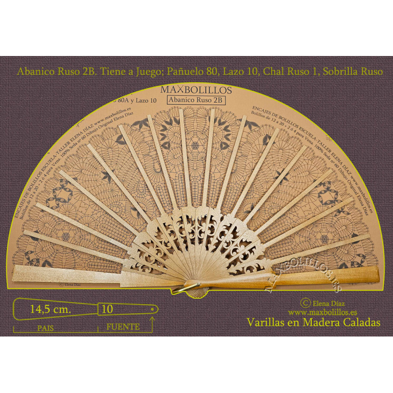 Varillas+Patrón Ruso 2B Natural