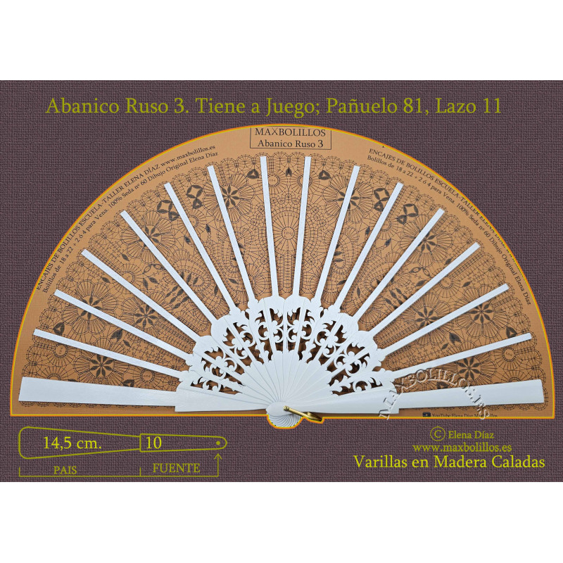 Varillas+Patrón Ruso 3 Blanco