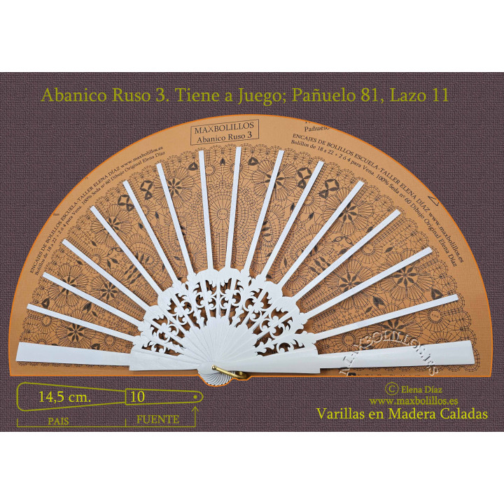 Varillas+Patrón Ruso 3 Blanco