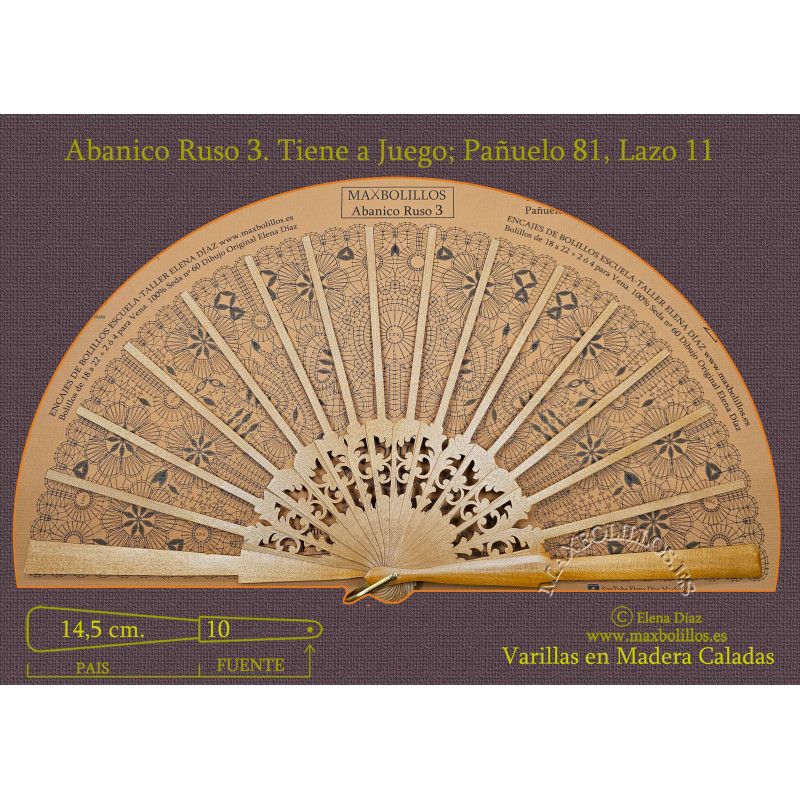 Varillas+Patrón Ruso 3 Natural